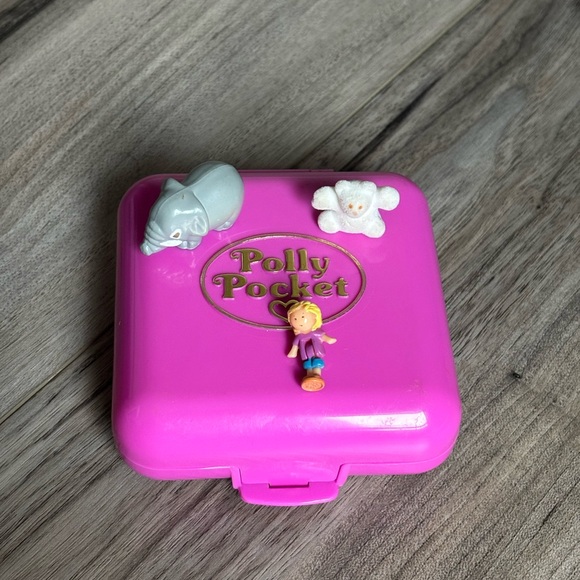 Other - Vintage Polly Pocket 1989 Wild Zoo World near complete